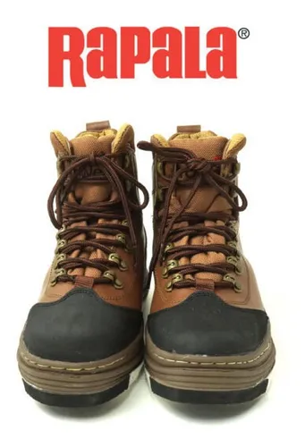 Botas De Vadeo Rapala Marron Con Suela De Fieltro Talle 45