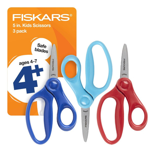 Fiskars Classpack - Tijeras Para Ninos, 5 Pulgadas