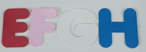 Alfabeto Em Eva 10 Cm