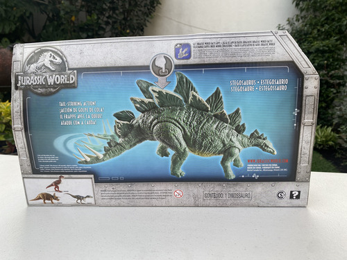 Stegosaurus Action Attack Jurassic World (Usado)