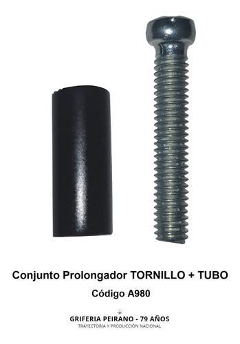 Imagen 1 de 2 de Peirano Set Prolongador Tornillo + Tubo (x10) P/volante A980