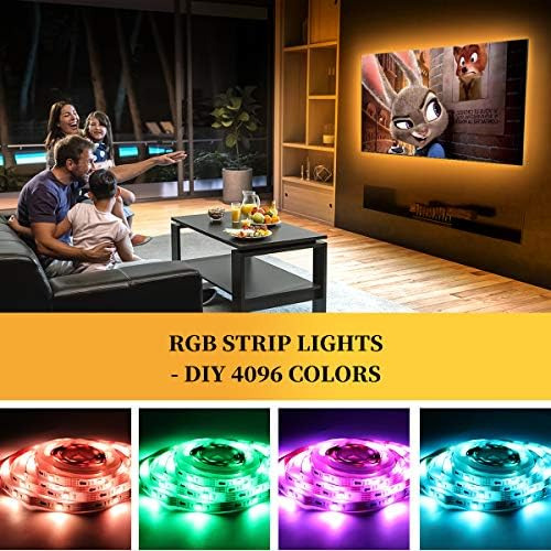Bason Lighting Retroiluminación Led Para Tv, Tira De Luces L