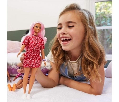 Imagem 6 de 6 de Barbie Fashionistas 151 Cabelo Rosa - Ms