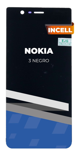 Lcd Para Nokia 3 Negro