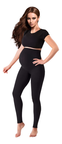 Terramed - Leggings De Maternidad Active Wear, Pantalones Pa