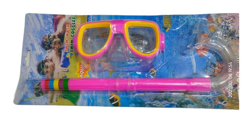 Imagen 9 de 9 de Lentes Buceo Niño Niña Snorkel Mascara Nadar Piscina Playa