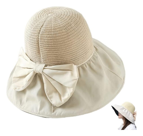 Biesryi Sombrero Para El Sol Para Mujer, Ala Ancha Grande, B