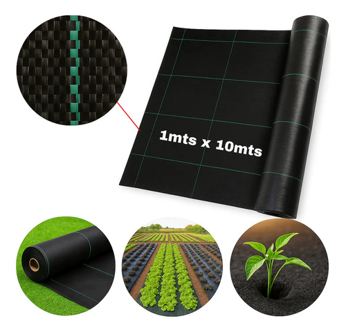 Malla Antimaleza Enraizante Geotextil 1mt X 10mts