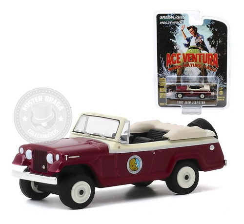 Jeep 1967 Jeepster Filme Ace Ventura 2 Greenlight 1/64