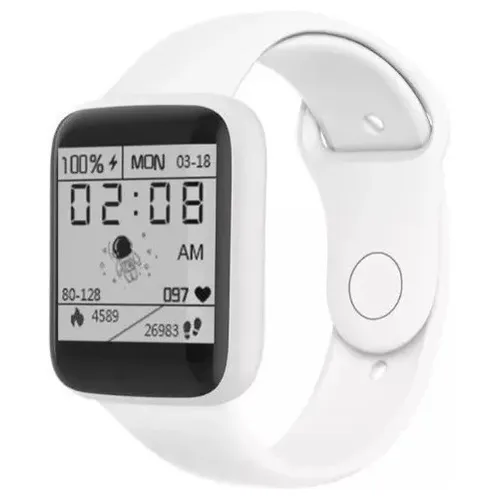 Reloj Inteligente Deportivo Para Hombre Y Mujer Smartwatch Blanco