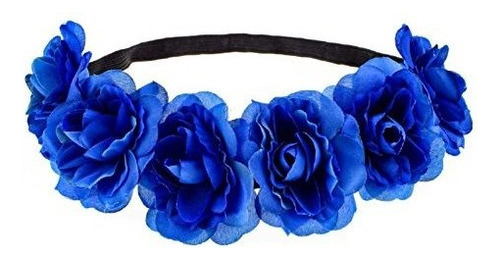 Diademas - Love Sweety Rose Flower Headband Floral Crown Me