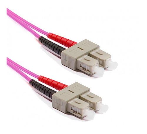 Cable De Fibra Optica Full Duplex Sc-sc Ofnr 2 Metros Te