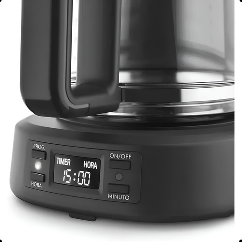 Cafeteira Elétrica Electrolux Ecm25 Com Timer Preto Inox 127 Cor Inox Preta 110v