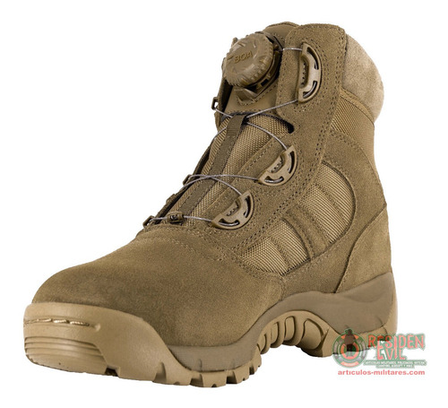 Imagen 8 de 10 de Botas Trabajo Hombre Táctica Militares Boa System 6.0 Coyote