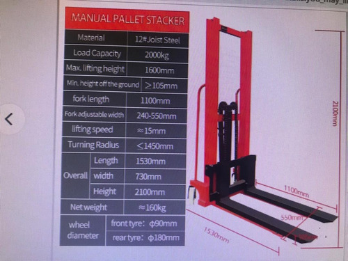 Monta Carga Manual