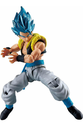 Imagen 1 de 8 de Figura Gogeta Azul Súper Saiyayin 13 Cm Articulada Bandai