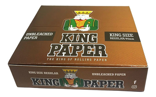 Imagem 4 de 5 de Caixa Seda King Paper Brown Marrom Grande King Size Barato