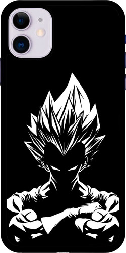 Funda Para Celular Diseño Vegeta Blanco Y Negro Dragon Ball
