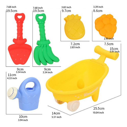 Juguetes De Arena De Playa Para Niños, Juguetes De Amarillo