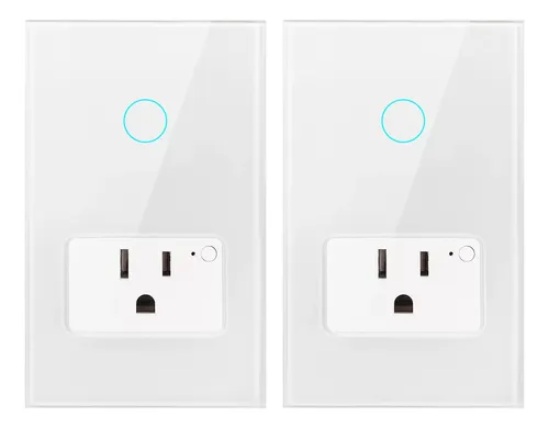 comprar . 2 * Interruptor Com Plugue Wi-fi 1 Interruptores