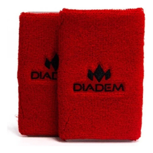 Muñequera Diadem Logo X2 De 7cm O 13cm Color Rojo Talle 2.75