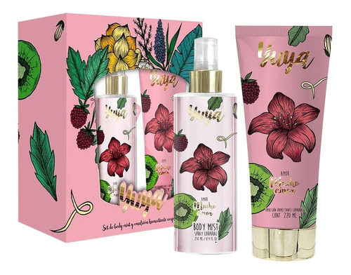 Set Body Mist Y Emulsion Corporal Yuya Amor Mucho Amor 