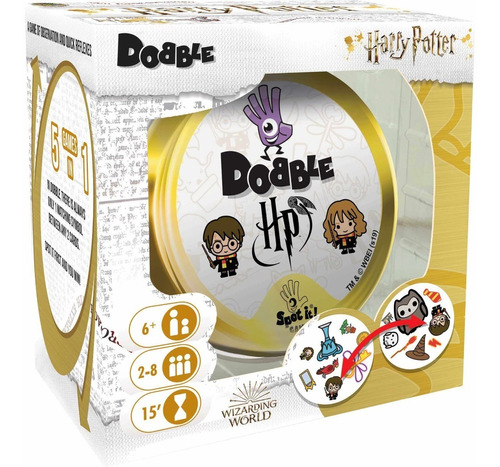 Dobble Harry Potter Juego De Cartas Velocidad Orig Top Toys