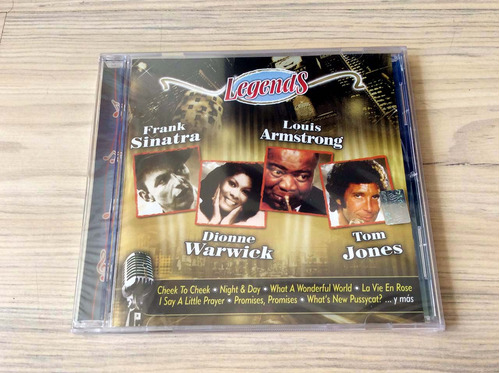 Cd Legends - Frank Sinatra, Dionne Warwick, Louis Armstrong,