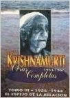  Obras Completas: 1936-1944  - Krishnamurti