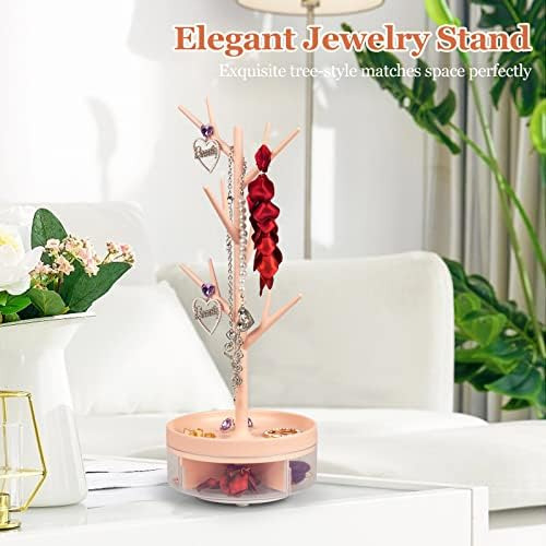 Inmorven Soporte Pequeño Para Joyería, Soporte Para Árbol De