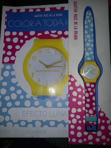 Agatha Ruiz De La Prada, X 2 Relojes Con Fasciculos, Nacion