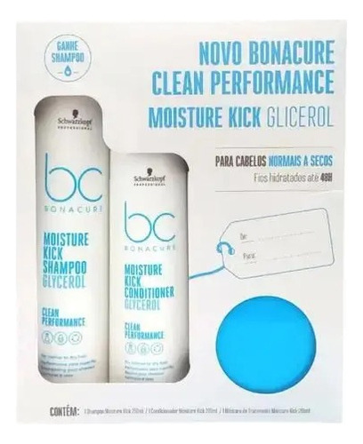 Kit Bc Bonacure Clean Performance Moisture Kick Trio