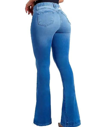 Jeans Vaqueros De Talla Grande Para Mujer Pata Elefante