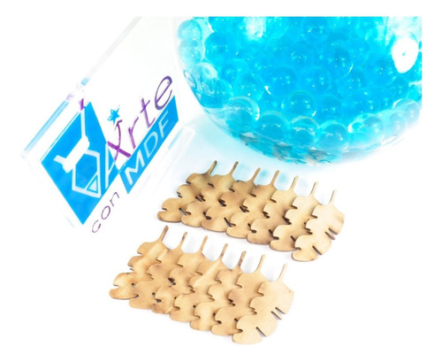 Imagen 10 de 10 de Paquete 100 Pluma Lta Para Scrapbook Madera Mdf Manualidades