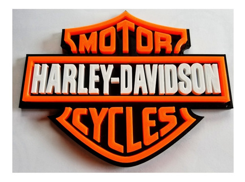 Logo Harley Davidson 3d