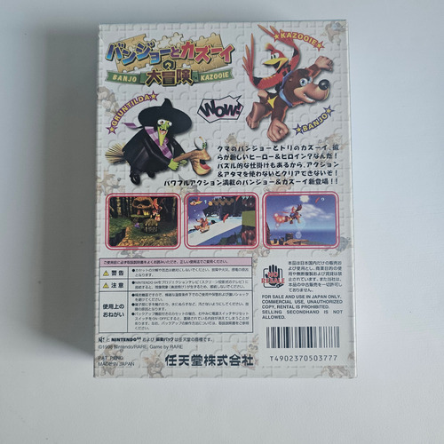 Banjo Kazooie - Juego Original Nintendo 64 (Usado)