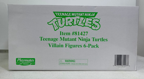 Tmnt  Tortugas Ninja Villain Figures 6 Pack #81427 Playmates