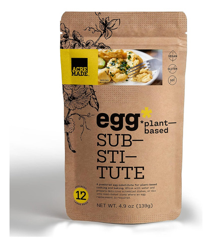 Sustituto De Huevos A Base De Plantas, Huevo Vegano En Polvo