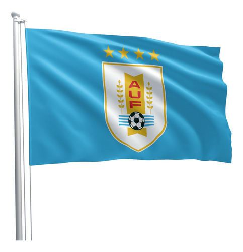 Bandeira Tecido Oxford Time Futebol Uruguai Copa 140x80cm