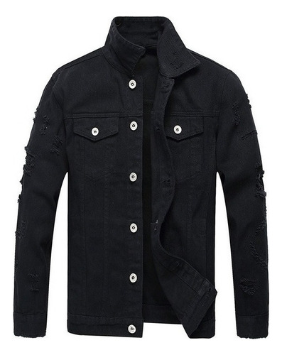 Ropa De Hombre Retro Ocio Abrigo Jeans Chaquetas Hombre