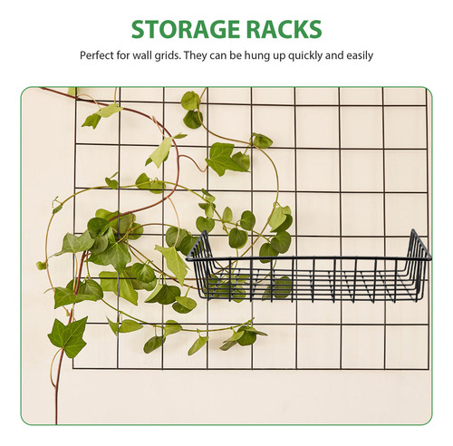 Prateleira De Parede De Metal Pegboard, 2 Peças, Grade