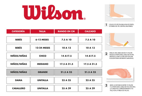 Tines Wilson 10 Pares Para Niñas Sin Felpa Blanco C1024