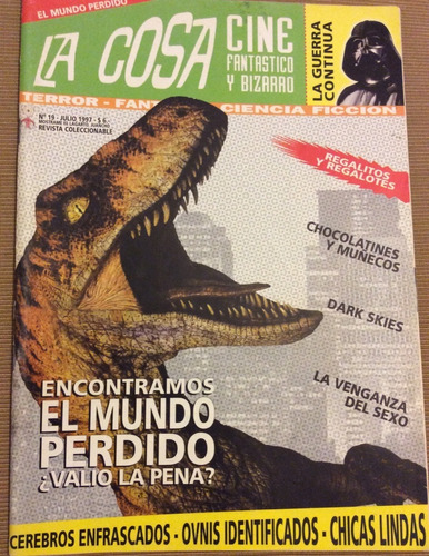 Revista De Cine Fantástico La Cosa Nro 19 Julio 1997