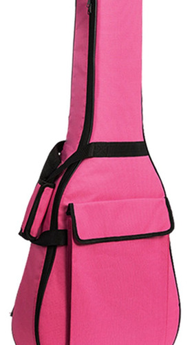 Imagen 8 de 9 de Bolsa De Guitarra De Tela Oxford Partes De 41 Pulgadas Rosa