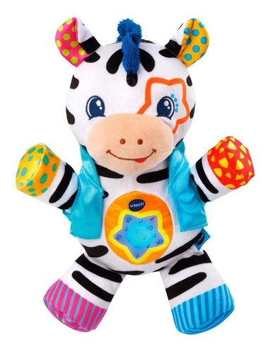 Cebra De Peluche Interactiva Luz Y Sonido Vtech