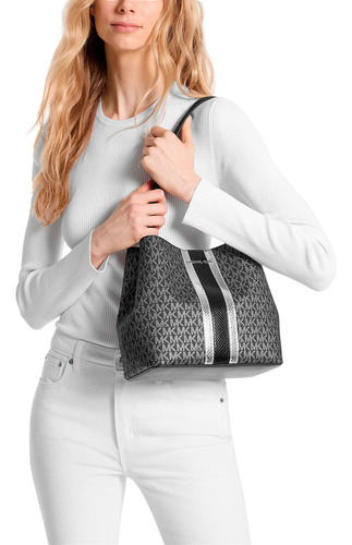 Bolsa Shoulder Bag Michael Kors 35s4g3fs2v Color Negro