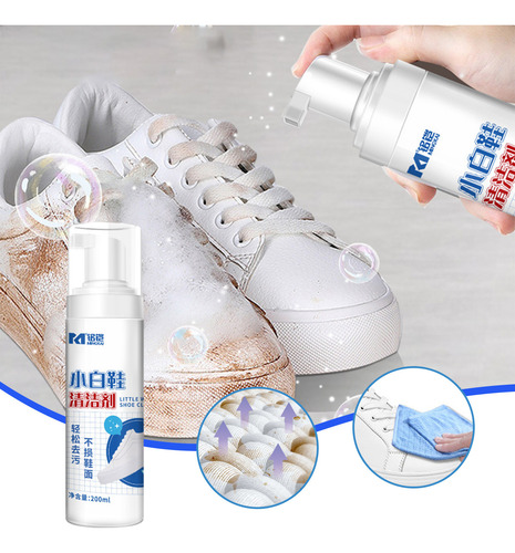Cepillo Removedor De Espuma White Shoe, Limpiador De Zapatos