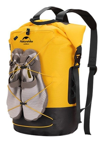 Mochila Seca Estanca Impermeable Naturehike Color Amarillo 30 litros