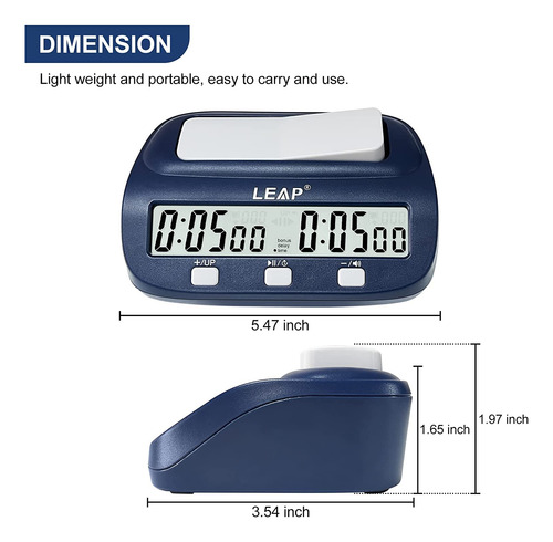 Leap Chess Clock Digital Chess Timer Reloj De Ajedrez Pro...