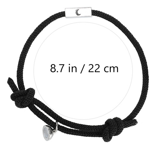 Kit De Pulsera Con Forma De Sol Y Luna Simple, 4 Unidades